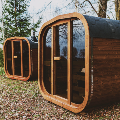 Mande MW20 — Outdoor ThermoWood Barrel Sauna