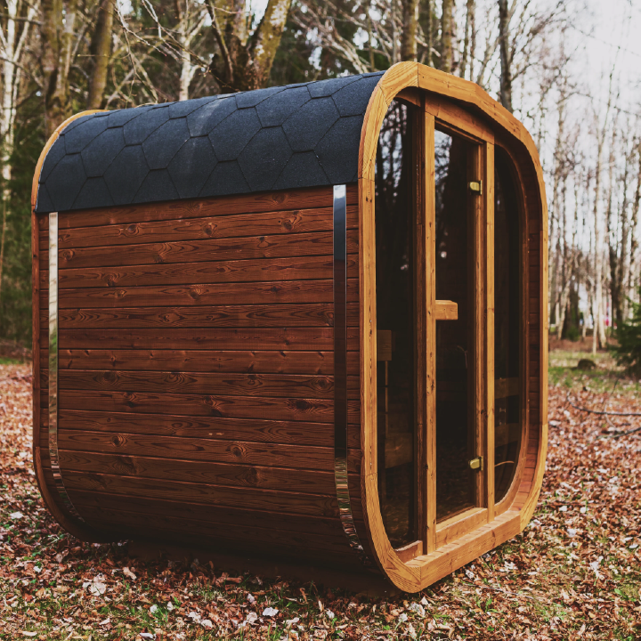 Mande MW20 — Outdoor ThermoWood Barrel Sauna