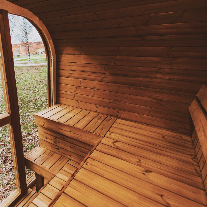 Mande MW20 — Outdoor ThermoWood Barrel Sauna