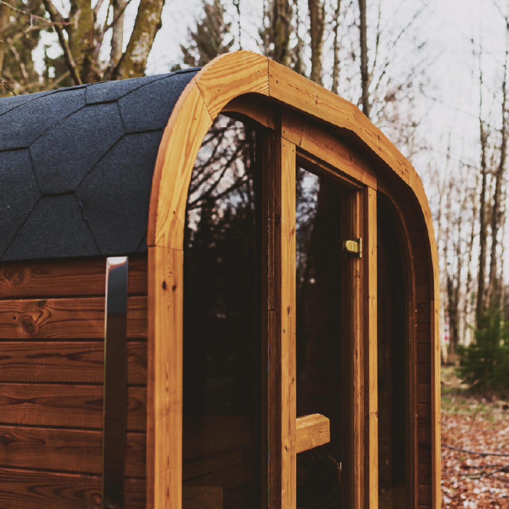 Mande MW20 — Outdoor ThermoWood Barrel Sauna