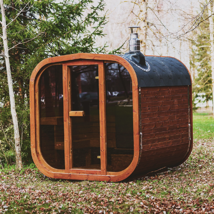 Mande MW20 — Outdoor ThermoWood Barrel Sauna