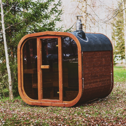 Mande MW20 — Outdoor ThermoWood Barrel Sauna