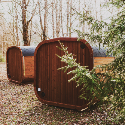Mande MW16 — Outdoor ThermoWood Barrel Sauna