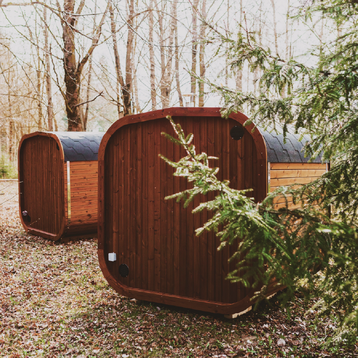 Mande MW20 — Outdoor ThermoWood Barrel Sauna