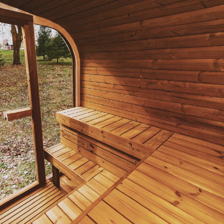 Mande MW20 — Outdoor ThermoWood Barrel Sauna