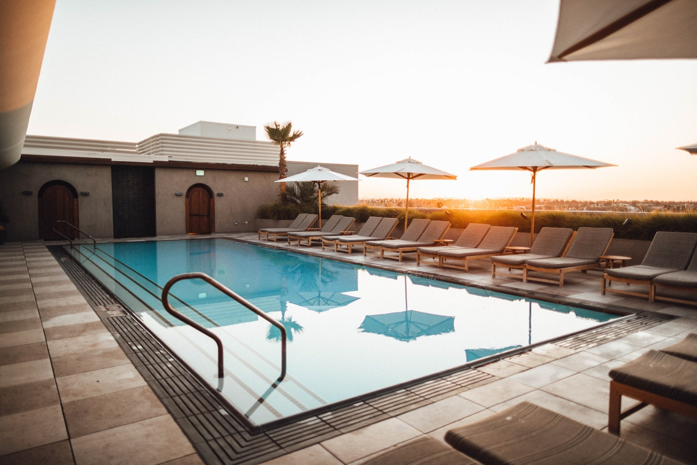 Plug and play spa in a refined outdoor setting