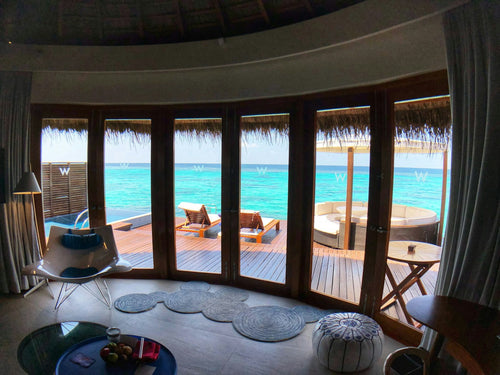 Luxury hot tub on an outdoor deck