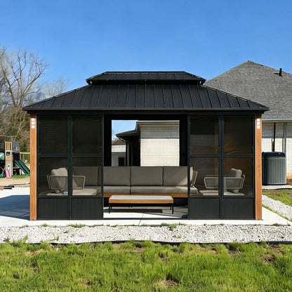 Alora Prestige — Hardtop Double-Top Patio Sunroom