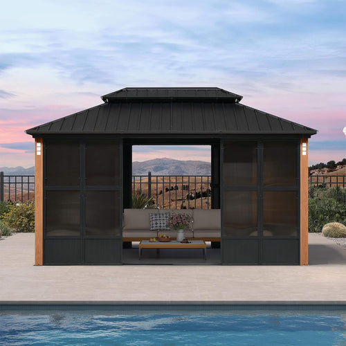 Alora Prestige — Hardtop Double-Top Patio Sunroom