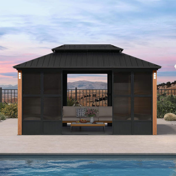 Alora Prestige — Hardtop Double-Top Patio Sunroom