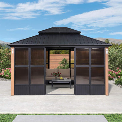 Alora Prestige — Hardtop Double-Top Patio Sunroom
