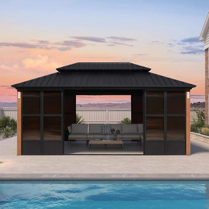 Alora Prestige — Hardtop Double-Top Patio Sunroom