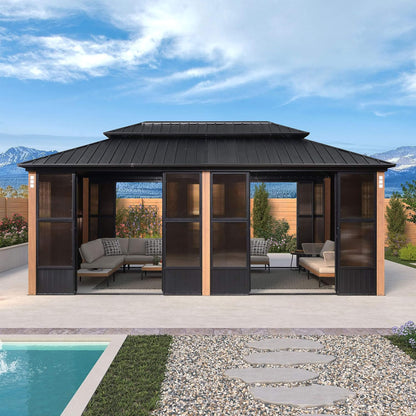 Alora Prestige — Hardtop Double-Top Patio Sunroom