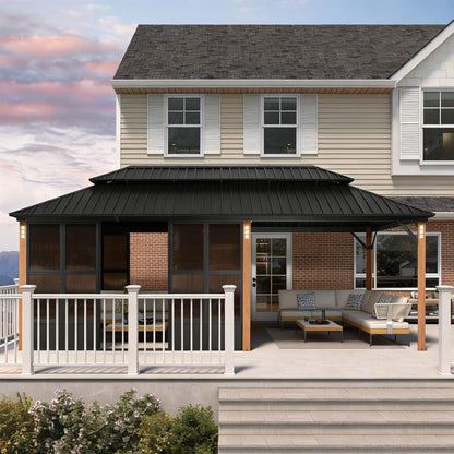Alora Prestige — Hardtop Double-Top Patio Sunroom
