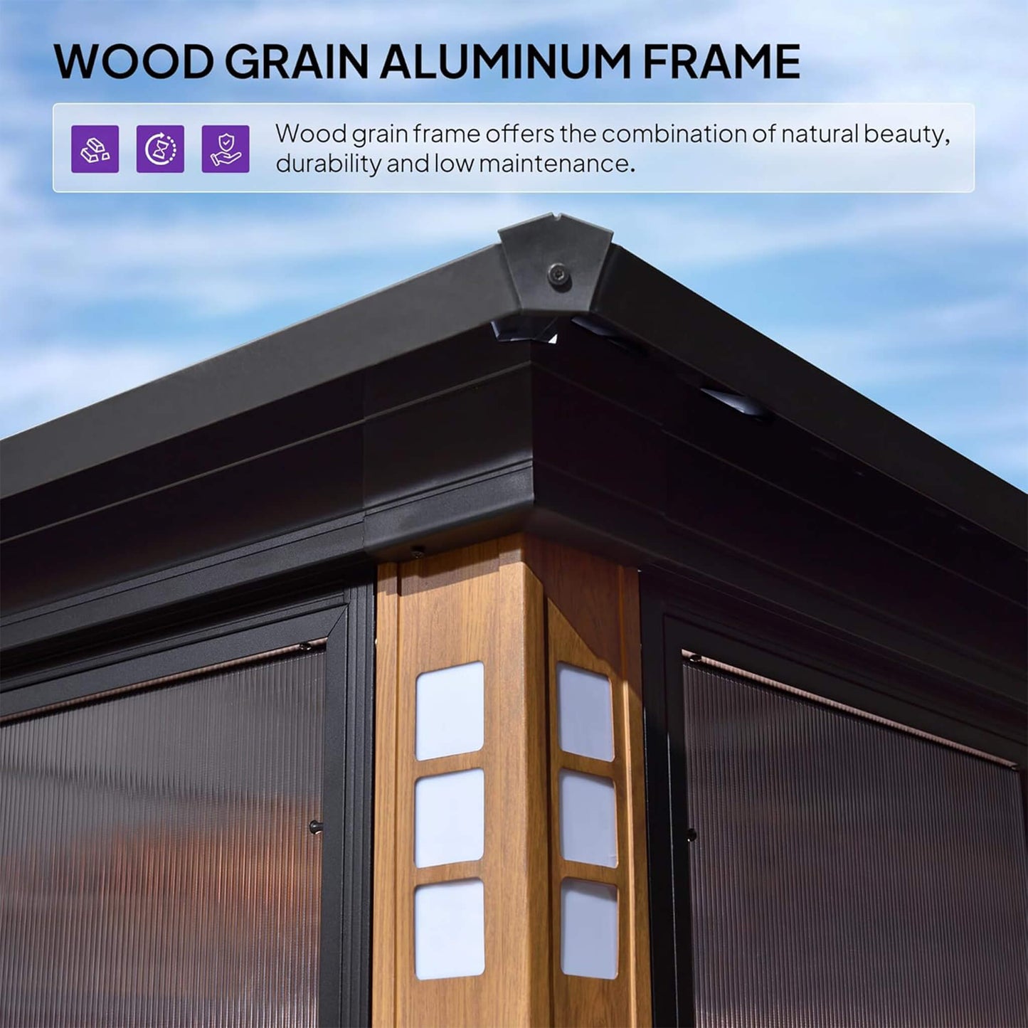 Alora Prestige — Hardtop Double-Top Patio Sunroom