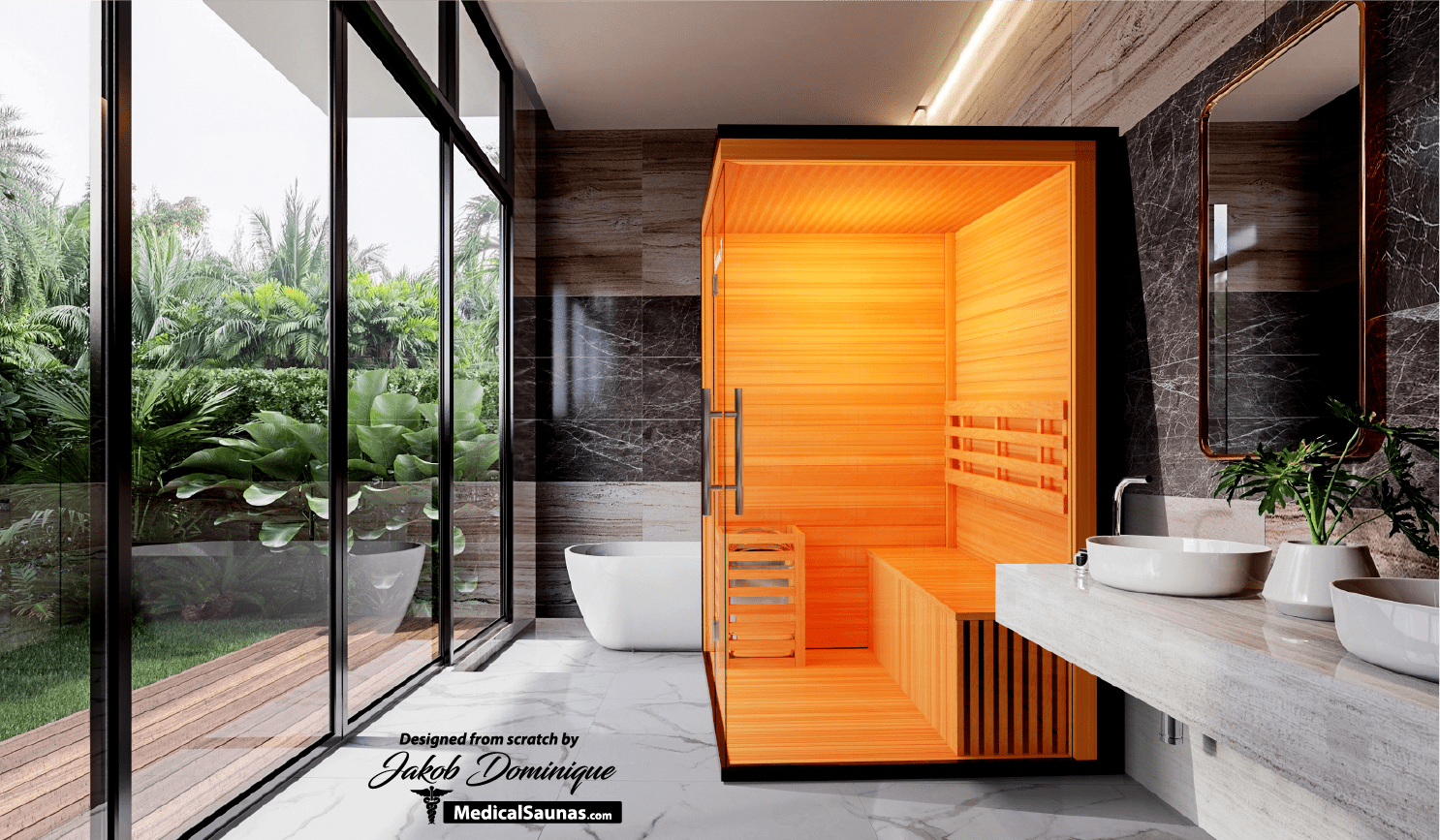 Modern Reform Traditional 7 — 3-Person Steam Sauna