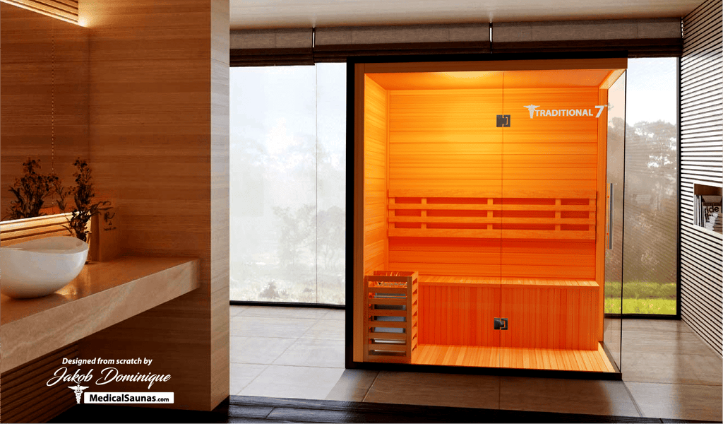 Modern Reform Traditional 7 — 3-Person Steam Sauna