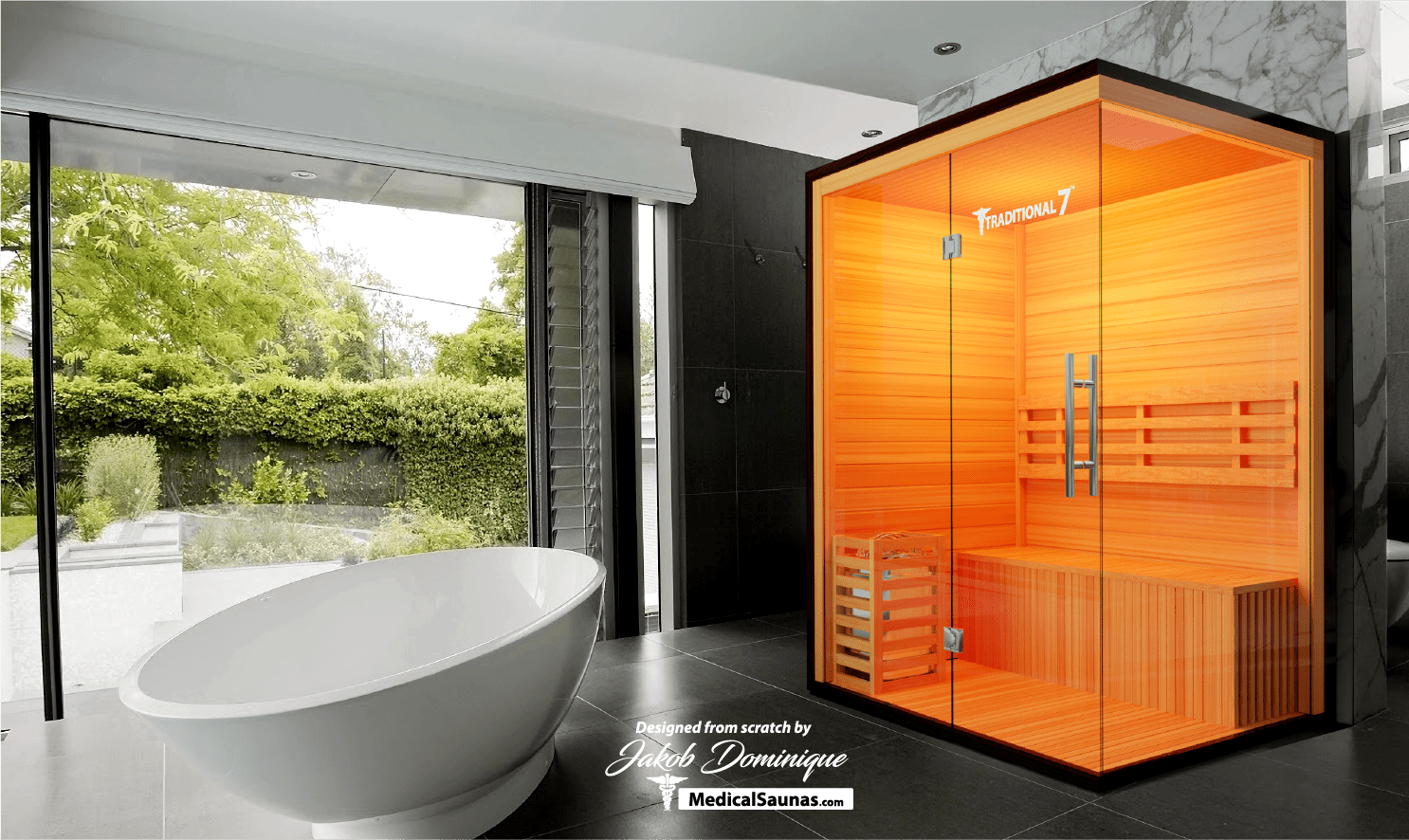 Modern Reform Traditional 7 — 3-Person Steam Sauna