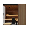 ThermaSol Aalto — 4-Person Indoor Panoramic Glass Sauna