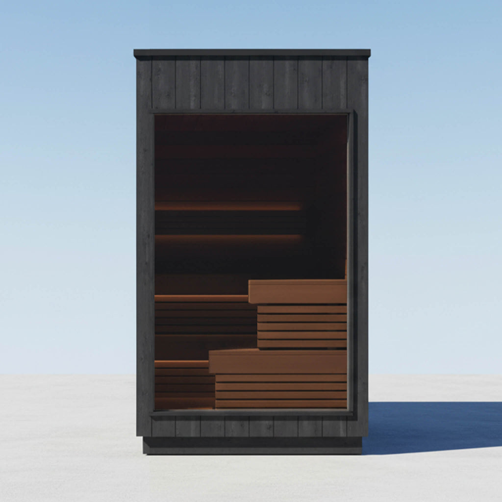 ThermaSol Nordic Misty — 2–5 Person Outdoor Sauna Cabin