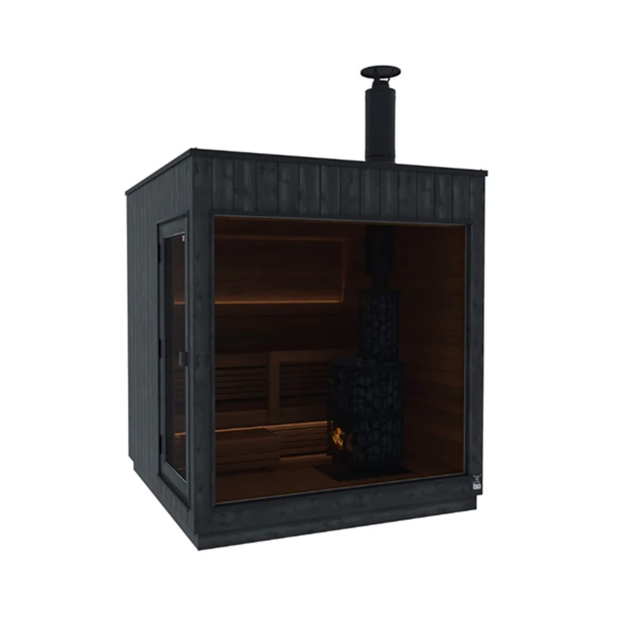 ThermaSol Nordic Misty — 2–5 Person Outdoor Sauna Cabin