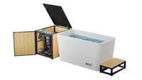 Acrylic Cold Plunge Tub Built for Full Immersion, LUX Chiller System, Insulated Walls, Adjustable Jets