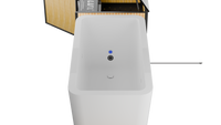 Acrylic Cold Plunge Tub Built for Full Immersion, LUX Chiller System, Insulated Walls, Adjustable Jets