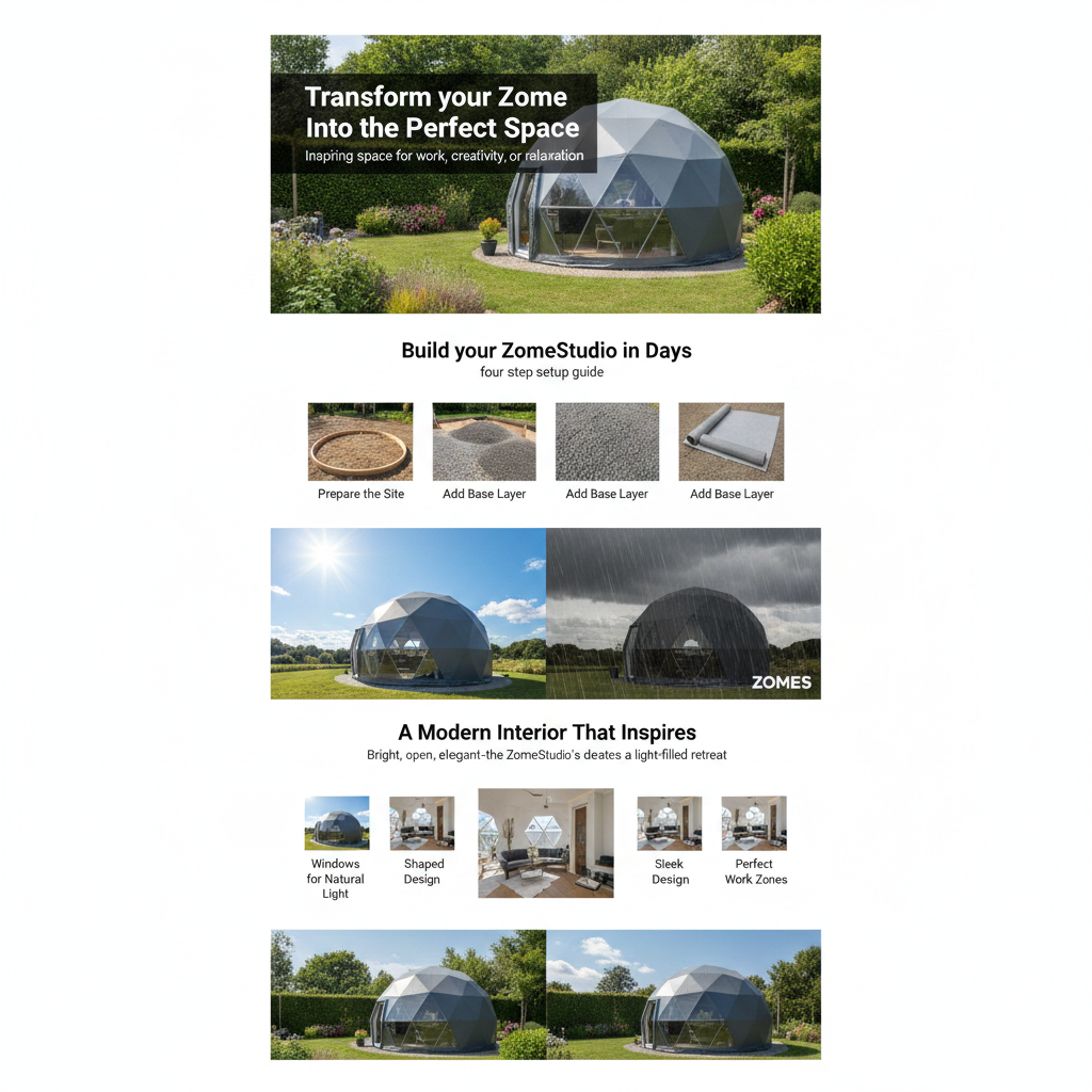 Zomes Office — Outdoor Office Pod